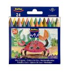 24 Assorted Standard Wax Crayons – A24008008
