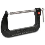 Greatneck QRCC6 6-INCH Quick Release C-clamp Cast Iron Frame Steel Swivel Screw Rust Resistant