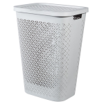 Terrazzo Laundry Hamper - White