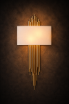 Sophie Wall Light – Creme Black White