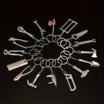 Car Keychain Pendant Creative Hardware Tool Keychain Men's Industrial Style Novelty Keychain Christmas Gift New Year Gift Valent