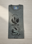 Mens Above & Below Melange Hr Grey T-Shirt - 3XL