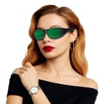 Beichen Red Light Therapy Glasses Tanning Bed Goggles For Eye Protection 600NM-1000NM