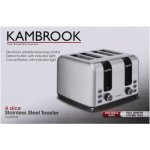 Kambrook 4 Slice Stainless Steel Toaster