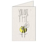 Bees Knees Greeting Card Growing Paper