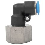 Aircraft - Pu Hose Fitting Elbow 8MM-1 2 F - 2 Pack