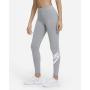 Nike Women's Nsw Essential Legging Futura- Dark Grey Heather/white - Small
