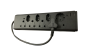 8 Way Black USB Multiplug