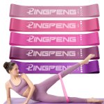 1PC 5PCS Resistance Bands 5 Different Resistance Levels Workout Band For Butt And Legs Fitness Stretch Band For Workout Strength