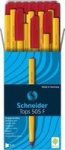 Tops 505 F Orange Ballpoint Pen - Red F 50 Pack