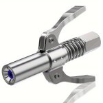 1PC Grease Gun Coupler Double Widen Handle Quick Lock Release Grease Tips Ends Couplers Rated 10 000 Psi Compatible With All Gre