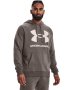 Men's Ua Rival Fleece Big Logo Hoodie - Fresh Clay / Sm