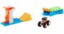 ?hot Wheels Monster Trucks Launch & Bash Play Set With Launcher 4 Crushed Cars 1 1:64 Scale Monster Truck Landing Zone For Stunting Crashing