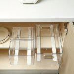 2PCS Self Adhesive Slide Rails Storage Box Rails Upgrade Your Drawers With Telescopic Rail Accessories