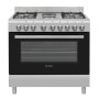 ELBA Essential 90CM 6-BURNER Gas-electric Cooker Stainless Steel