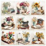 Tear Resistant Deco Print Planners 9'S