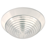 Round Bulkhead IP20 Black white 1X15W Es-cfl