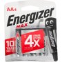 Energizer Max Aa Battery 4 Pack MOQ12 E300162002
