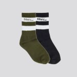 BOYS Rfnry Socks - 12 - 3 Black