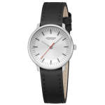 Doppio Black Vegan Grape Leather Quartz Watch