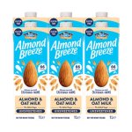 Almond Breeze Unsweetened Almond And Oat Milk 6X1LT