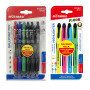 Motarro Stationery Set - 4 Highlighters & 12 Ballpoint Pens