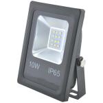 10W LED Floodlight Black Slim Design