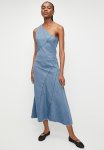 Superbalist Denim Asym Midi Dress - Dark Blue