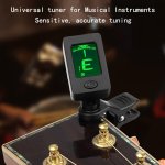 Musical Instrument Universal Tuner With Guitar Electric Guitar Bass Ukulele Violin Twelfth Average 5 Modes. High Sensitivity Acc