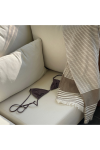 Turkish Cotton Towel - Palma - Charcoal Stripe