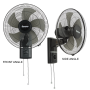 Wall Fan 16" FAN025 Black