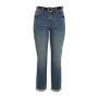 Identityblue Belted Ankle Grazer Jeans