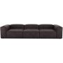 Teddy-george - Nina Couch In Black Leather Feel Buffalo Sued With Ottoman