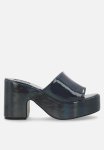 Plum Eva Platform Heel - Black