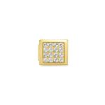 Composable Glam Link Pav White Golden Finish