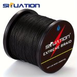 500M 1640FT Smooth Long Casting Strong Fishing Line 4-STRAND Anti-abrasion Pe Braided Line With 4.54 9.07 13.61 18.14 36.29KG Pu