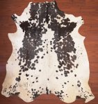 As Grade Nguni Hide 208 Black white XXL - Extra Extra Large Black white Spotted