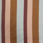 Striped Rayon Cotton 001 Rust