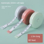 Compact 152.4CM Retractable Tape Measure - Durable Pvc Locking Feature Lead-free Design Tool