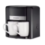 Ashcomonline 2-CUP Pour-over Coffee Maker 2 Cup Coffee Maker