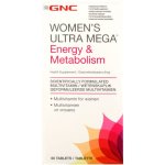 GNC Women's Ultra Mega Health Supplement Energy & Metabolism 60 Capsules