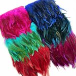 1M/39INCH Width 3-6INCH Natural Pheasant Feathers Trim Ribbon Crafts Sewing Clothing Diy Plume Hair Home Accessories