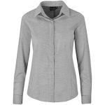Ladies Long Sleeve Taylor Shirt Grey