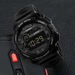 Honhx Digital Sports Watch - Electronic Movement Date Feature Water Resist Pvc Strap Digital Display Stylish High Visibility Stu