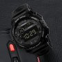 Honhx Digital Sports Watch - Electronic Movement Date Feature Water Resist Pvc Strap Digital Display Stylish High Visibility Student Wristwatch With Backlight And Alarm Function