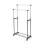 Adustable Double Clothes Rail W78CMXD42CMXH85CM-165CM