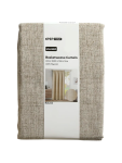 Natura L Basketweave Unlined Curtain - 140 X 218 Cm L