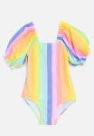PoP Candy Striped Swimsuit-multi
