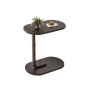 Oval Side Table Black