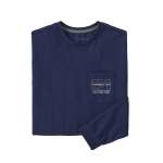 Mens Long-sleeved '73 Skyline Pocket Responsibili-tee - - Sound Blue XL